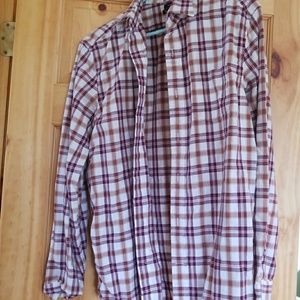 Men's gap size large class fit plaid button down